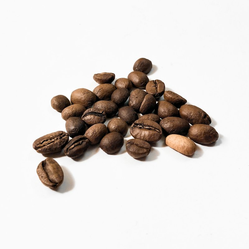 Freshly roasted coffee beans