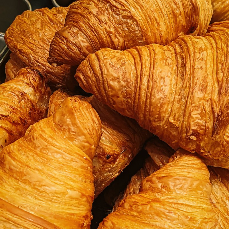 Fresh croissants
