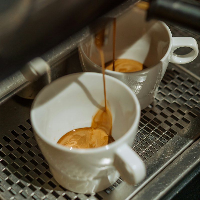 Espresso being pulled